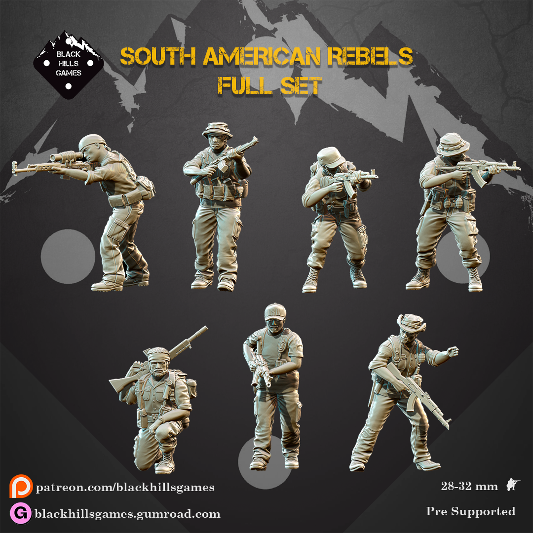 Black Hills Games - South American Rebels (Full Set)